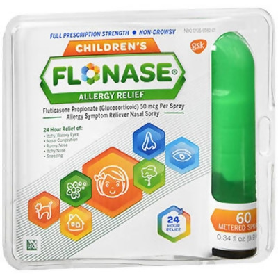 Flonase Children's 24 Hour Allergy Relief Nasal Spray Childrens - 60 Sprays 