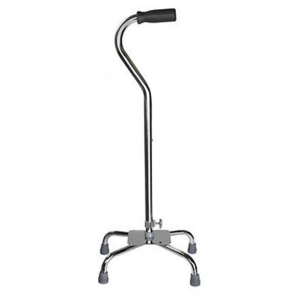 McKesson Quad Large Base Cane, Chrome - 1 ct 
