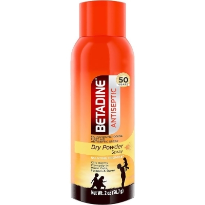 Betadine Antiseptic Dry Powder Spray - 2 oz 