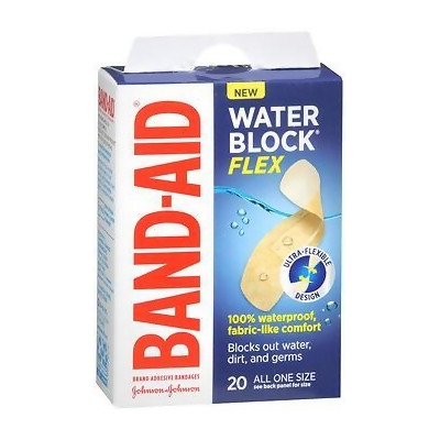 Band-Aid Water Block Flex All One Size Adhesive Bandages - 20 ct 