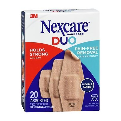 Nexcare Duo Bandages Assorted - 20 ct 