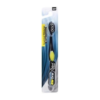 RM Oral Charcoal 360 Whitening Toothbrush Soft - 1 ct 