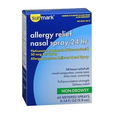 Sunmark Allergy Relief Nasal Spray 24 hr - .34 oz 