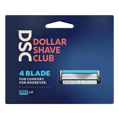 Dollar Shave Club 4 Blade Cartridges - 4 ct 