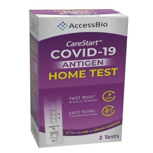 CareStart™ COVID-19 Antigen Home Test - 2 Tests Each (EXP MAR 2022)