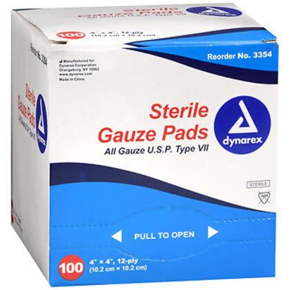 Dynarex Sterile Gauze Pads 4