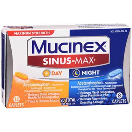 Mucinex Sinus-Max Day and Night Liquid Gels - 24 ct 
