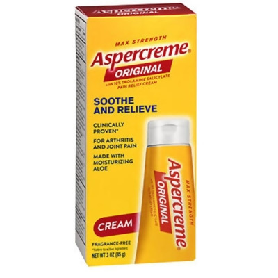 Aspercreme Max Strength Original Pain Relief Cream - 3 oz 