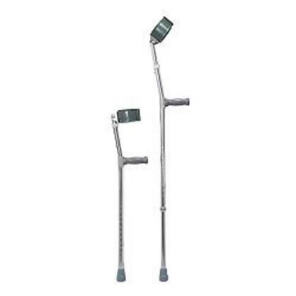 McKesson Steel Adult Forarm Crutch - 1 ct 