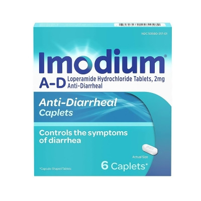 Imodium A-D Caplets- 6 Caplets 