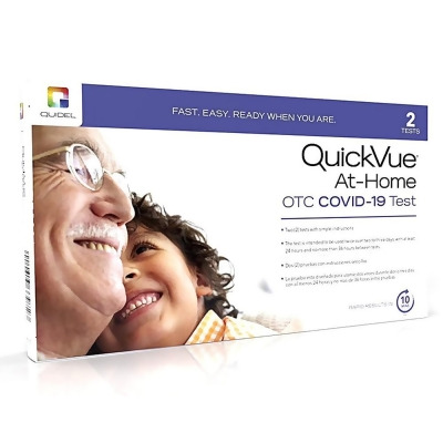 Quidel QuickVue at-Home COVID-19 Test Kit - 2 ea 