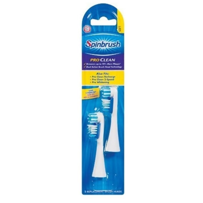 Arm & Hammer Spinbrush Pro Clean Replacement Brush Heads Soft - 2 ea 