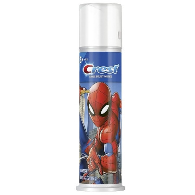 Crest Fluoride Anticavity Toothpaste Spider-Man Blue Bubblegum - 4.2 oz 