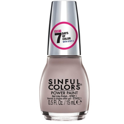 Sinful Colors Power Paint Nail Polish, Never Not Working 2647, 0.5 fl oz 