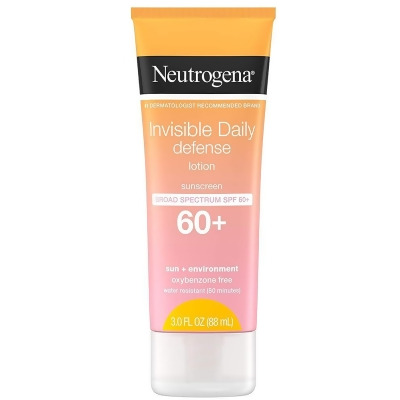Neutrogena Invisible Daily Defense Sunscreen Lotion SPF 60+ - 3 oz 