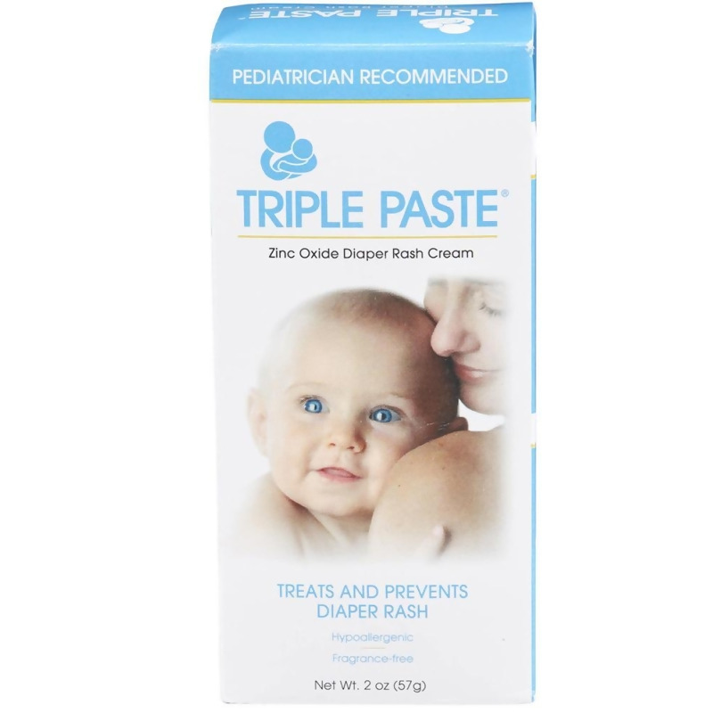 Triple Paste Zinc Oxide Diaper Rash Cream - 2 oz