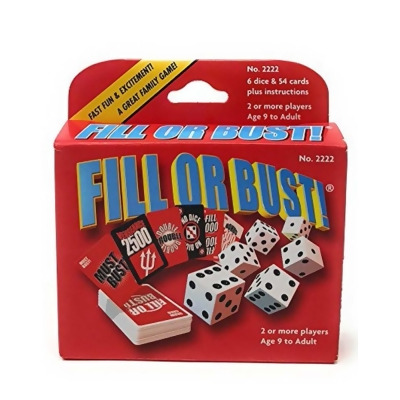 Fill Or Bust Card/Dice Game 