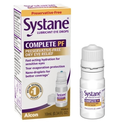 Systane Complete PF Lubricant Eye Drops - 0.34 oz 