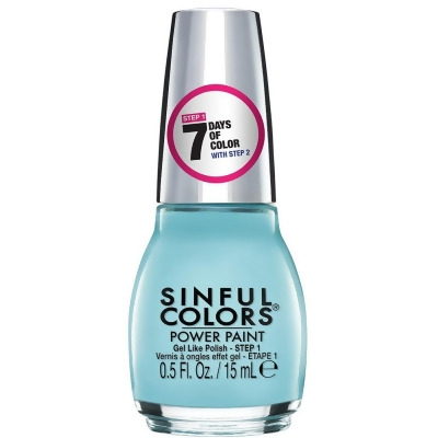 Sinful Colors Power Paint Nail Polish, Cari-Bae-N 2648, 0.5 fl oz 