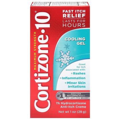Cortizone-10 Cooling Gel Anti-Itch Crème - 1 oz 