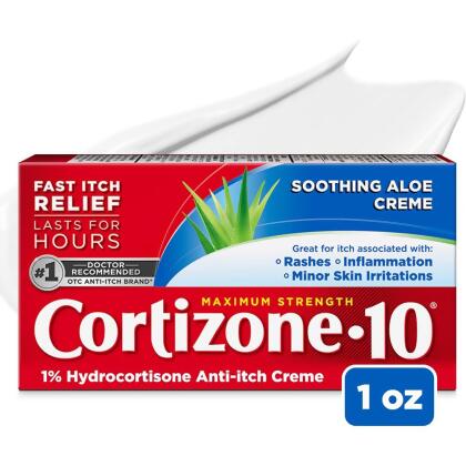 Cortizone-10 Maximum Strength Anti-Itch Cream with Aloe - 1 oz 
