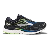 Brooks Glycerin 15 - Mens Running Shoes - Black/Brooks Blue/Green Gecko Brooks Glycerin 15 - Mens Running Shoes - Black/Brooks Blue/Green Gecko