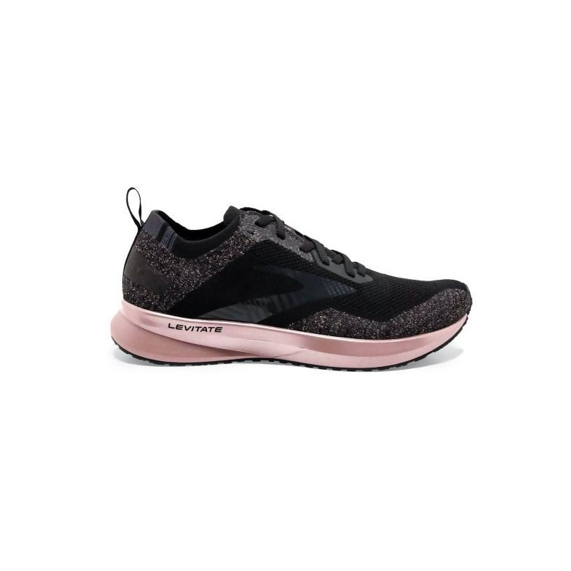 brooks black and rose gold sneaker