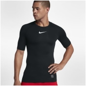 NIKE PRO 男子短袖訓練緊身上衣 緊身衣 訓練衫 排汗衣 運動衣 黑 #838092-010 NIKE PRO 男子短袖訓練緊身上衣 緊身衣 訓練衫 排汗衣 運動衣 黑 #838092-010