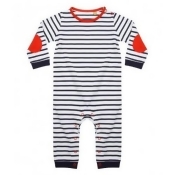 Larkwood Baby Boys Long Sleeve Striped Bodysuit Larkwood Baby Boys Long Sleeve Striped Bodysuit
