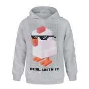 Crossy Road Childrens/Kids Unisex Deal With It Hoodie Crossy Road Childrens/Kids Unisex Deal With It Hoodie