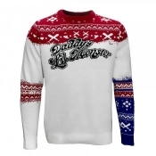 Suicide Squad Official Womens Daddys Lil Monster Knitted Christmas Jumper Suicide Squad Official Womens Daddys Lil Monster Knitted Christmas Jumper