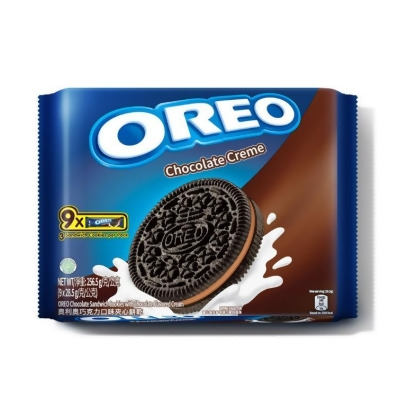 免運!【OREO奧利奧】3包 夾心餅乾-巧克力口味隨手包256.5g 256.5g/包 