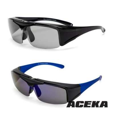 免運!【ACEKA】TRENDY系列 隕石黑運動太陽眼鏡-掀蓋式/潮流偏光運動太陽眼鏡-掀蓋式 1支 (3支,每支561元) 