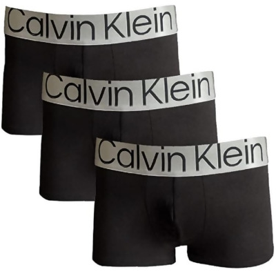 免運!【Calvin Klein】凱文克萊 男士低腰內褲 精緻舒適 短版平口四角內褲 黑色3件組 3件/盒 (3組,每組1802.3元) 
