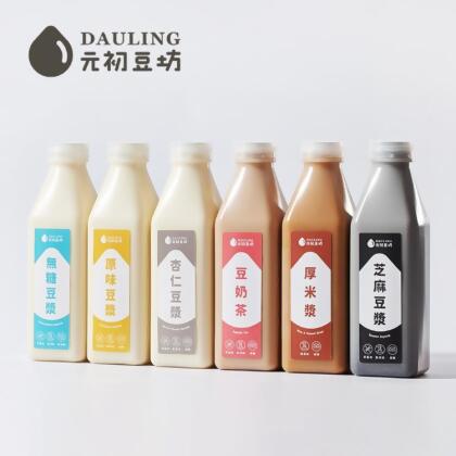 免運!【元初】4罐 原味/無糖/芝麻/杏仁豆漿/米漿/豆奶茶任選組 1,000ml/瓶 