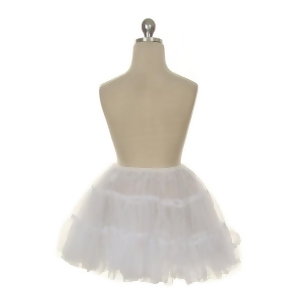 Kids Dream White Half Length Petticoat Slip Girls 4-10 - 4