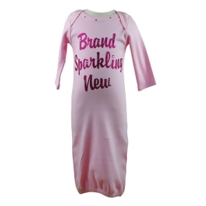 Reflectionz Baby Girls Pink Glitter Brand Sparkling New Studded Dress 3-6M - 6 Months