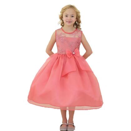 coral junior bridesmaid dresses