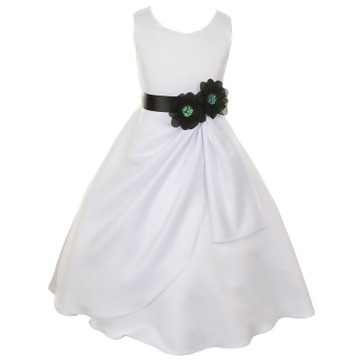 girls black occasion dress