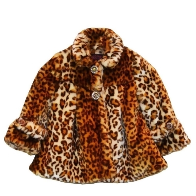big girl faux fur coat