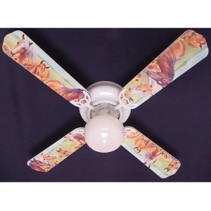 Horses in Pasture Print Blades 42in Ceiling Fan Light Kit - All