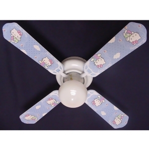 Trendy Hello Kitty Print Blades 42in Ceiling Fan Light Kit - All