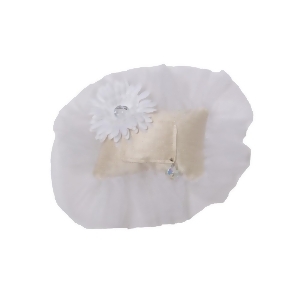 Suzannes Ivory Wedding Ring Bearer Pillow - All