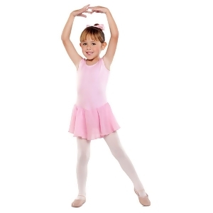 Danshuz Toddler Little Girls Pink Sleeveless Dance Dress 2T-14 - 2T/4T