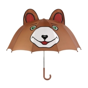 Kidorable Boys Brown Child Size Bear Ears Lightweight Umbrella - All