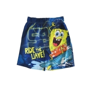 Nickelodeon Little Boys Blue SpongeBob SquarePants Swim Shorts 2-4T - 2T