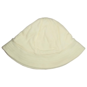 Bambini Baby Unisex Yellow Cotton Interlock Snap Chin-Strap Sun Hat 0-18M - 0-6 Months