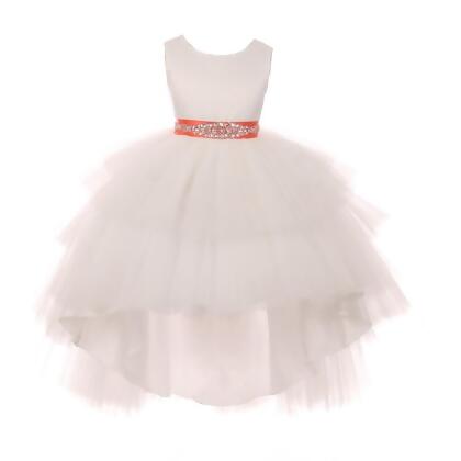coral junior bridesmaid dresses