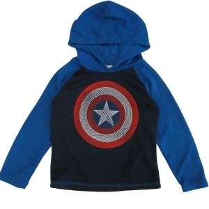 Lego Little Boys Royal Long Sleeve Capitan America Long Sleeve Shirt 4-7 - 7