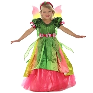 Big Girls Green Eden The Garden Princess Headband Dress Halloween Costume 8-10 - 10